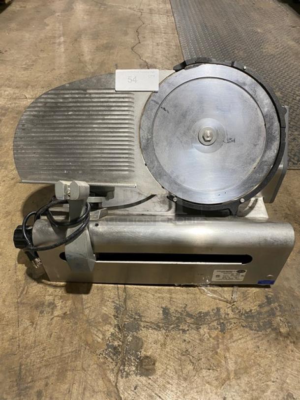 Globe Commercial Stainless Steel Electric Powered Countertop Heavy Duty Manual Meat Deli Slicer! With 13" Blade! Model: 3600N SN: 3600N02715! 115V 1 Phase! - Image 1 of 8