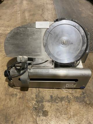Globe Commercial Stainless Steel Electric Powered Countertop Heavy Duty Manual Meat Deli Slicer! With 13" Blade! Model: 3600N SN: 3600N02715! 115V 1 Phase!
