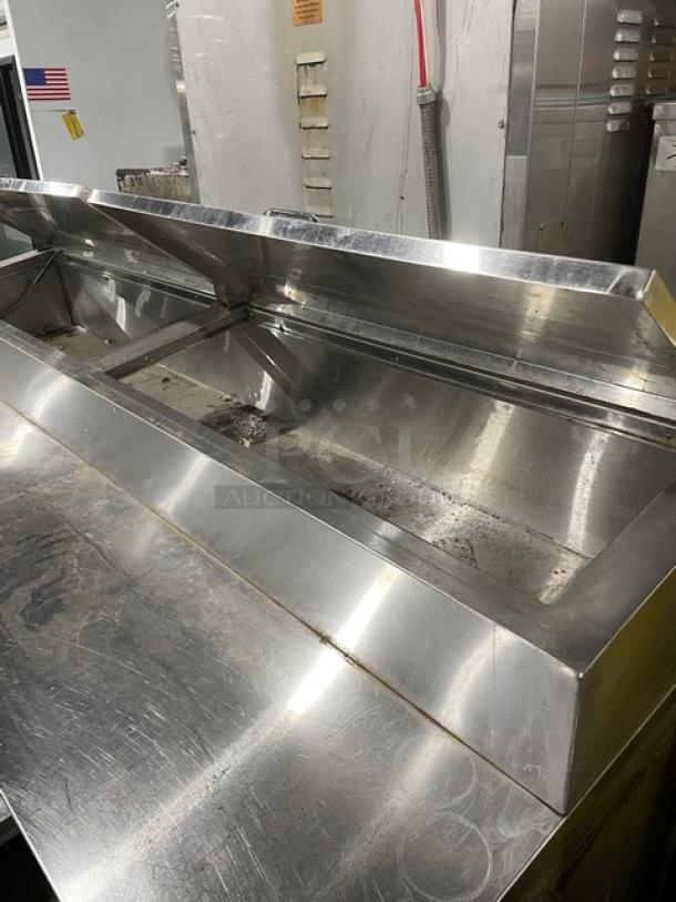 Commercial Stainless Steel 4 Drawer Refrigerated Bain Marie Style Mega Top Salad/Sandwich Prep Table! On Legs! - Image 6 of 12