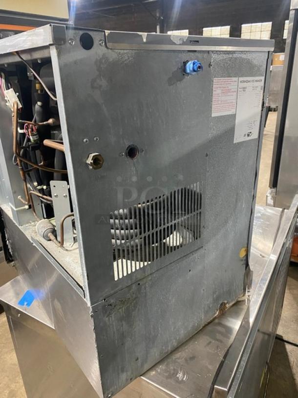 Hoshizaki Commercial Stainless Steel Water-Cooled Cresent Cubed Ice Maker Machine Head! Model: KM-515MWH SN: G05911B! 115V 1 Phase! - Image 3 of 9