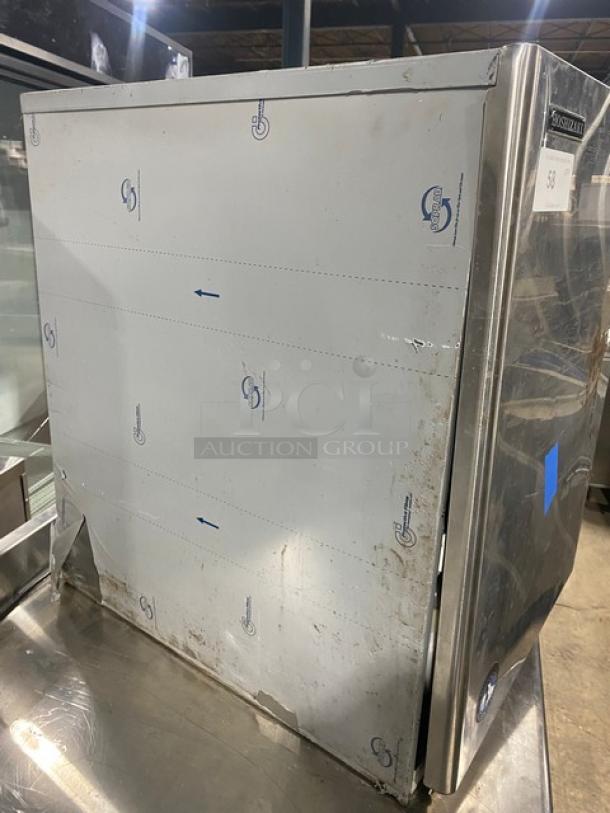 Hoshizaki Commercial Stainless Steel Water-Cooled Cresent Cubed Ice Maker Machine Head! Model: KM-515MWH SN: G05911B! 115V 1 Phase! - Image 4 of 9