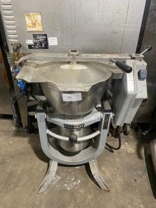 Hobart Commercial Heavy-Duty Floor Model 30 Qt. Cutter/Mincer Mixer! With Stainless Steel 90 Degree Tilting Bowl & Clear Lexan Cover! 200V 3 Phase! Model: HCM 300 SN: 31-1153-470!