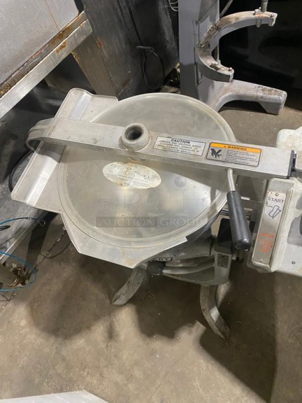 Hobart Commercial Heavy-Duty Floor Model 30 Qt. Cutter/Mincer Mixer! With Stainless Steel 90 Degree Tilting Bowl & Clear Lexan Cover! 200V 3 Phase! Model: HCM 300 SN: 31-1153-470! - Image 11 of 13