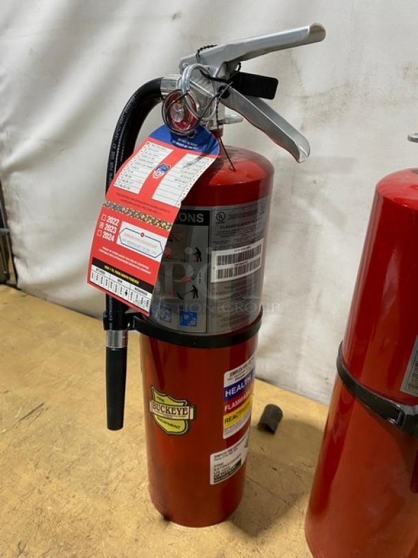 Commercial Red Fire Extinguishers! 2X Your Bid! - Image 3 of 8