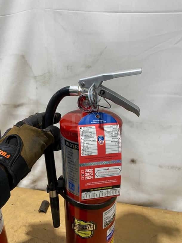 Commercial Red Fire Extinguishers! 2X Your Bid! - Image 6 of 8