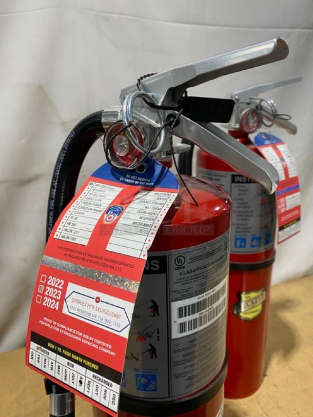 Commercial Red Fire Extinguishers! 2X Your Bid! - Image 7 of 8