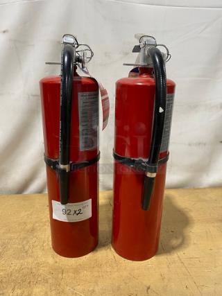 Commercial Red Fire Extinguishers! 2X Your Bid!