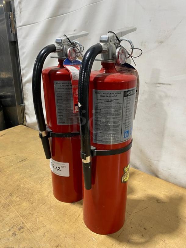 Commercial Red Fire Extinguishers! 2X Your Bid! - Image 2 of 7