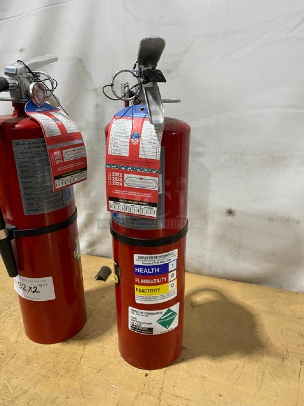 Commercial Red Fire Extinguishers! 2X Your Bid! - Image 3 of 7