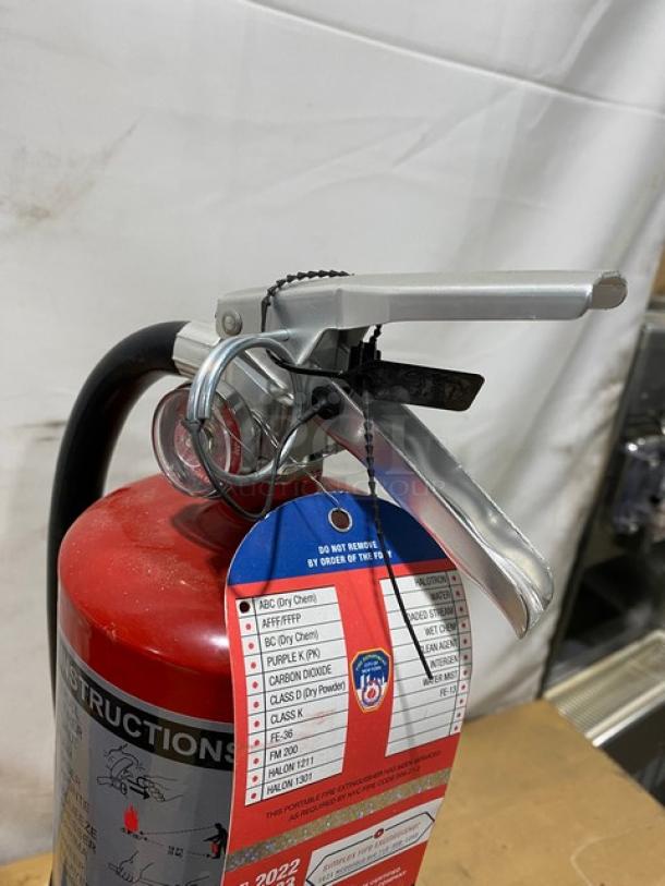 Commercial Red Fire Extinguishers! 2X Your Bid! - Image 4 of 7