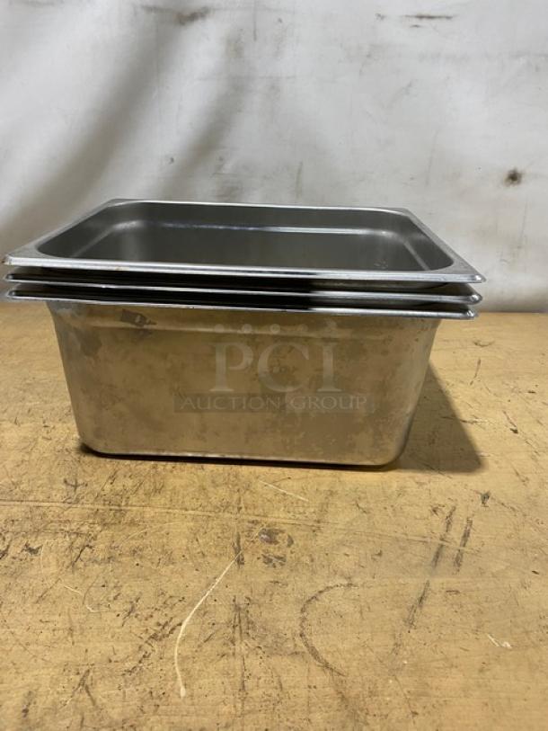 Choice Commercial Stainless Steel Half Size 6" Deep Hotel/Steamtable Pans! Model: 4070269! 3X Your Bid! - Image 3 of 8