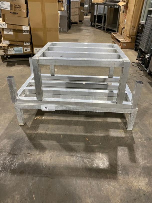 Commercial Heavy Duty Dunnage Racks! On Legs! 3X Your Bid! - Image 1 of 7