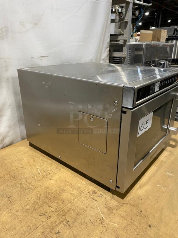 Solwave! 2020 Late Model! Commercial Stainless Steel Electric Powered Countertop Microwave Oven! Model: 180MWHD21 SN: 200601037! 208-230V 1 Phase! - Image 2 of 8