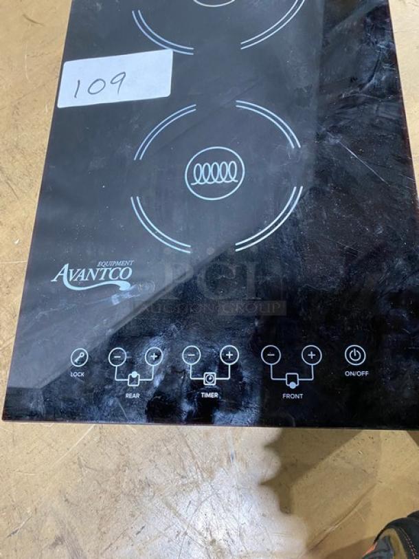 Avantco Commercial Electric Powered Drop-In/Countertop Double Induction Range! Model: 177ID18DB SN: 177ID18DB-2021110172! 208-240V! - Image 7 of 7