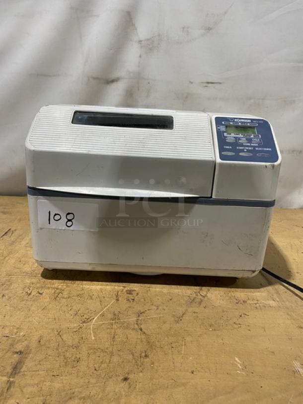 Zijirushi Home Bakery Supreme Series Commercial White Electric Powered Countertop Bread Maker! Model: BBCC-X20 SN: 5790511! 120V 1 Phase! - Image 1 of 9