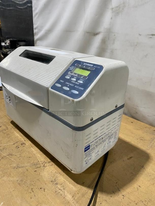 Zijirushi Home Bakery Supreme Series Commercial White Electric Powered Countertop Bread Maker! Model: BBCC-X20 SN: 5790511! 120V 1 Phase! - Image 3 of 9