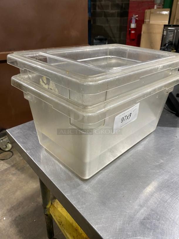 Commercial Clear Polycarbonate Food Pans! 3X Your Bid! - Image 2 of 8