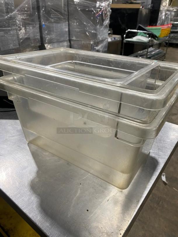 Commercial Clear Polycarbonate Food Pans! 3X Your Bid! - Image 3 of 8