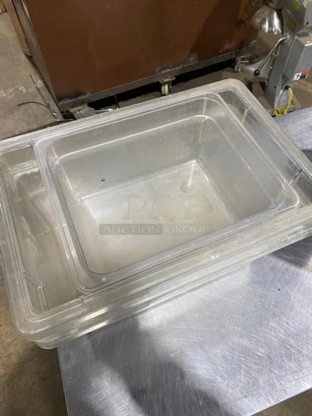 Commercial Clear Polycarbonate Food Pans! 3X Your Bid! - Image 4 of 8