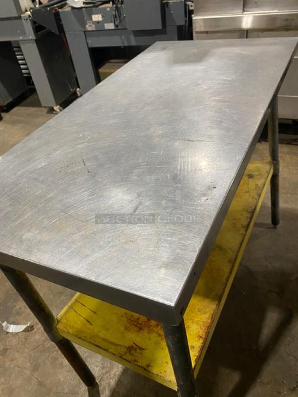 Commercial Stainless Steel Worktop Table! With Single Undershelf! On Legs! - Image 4 of 6