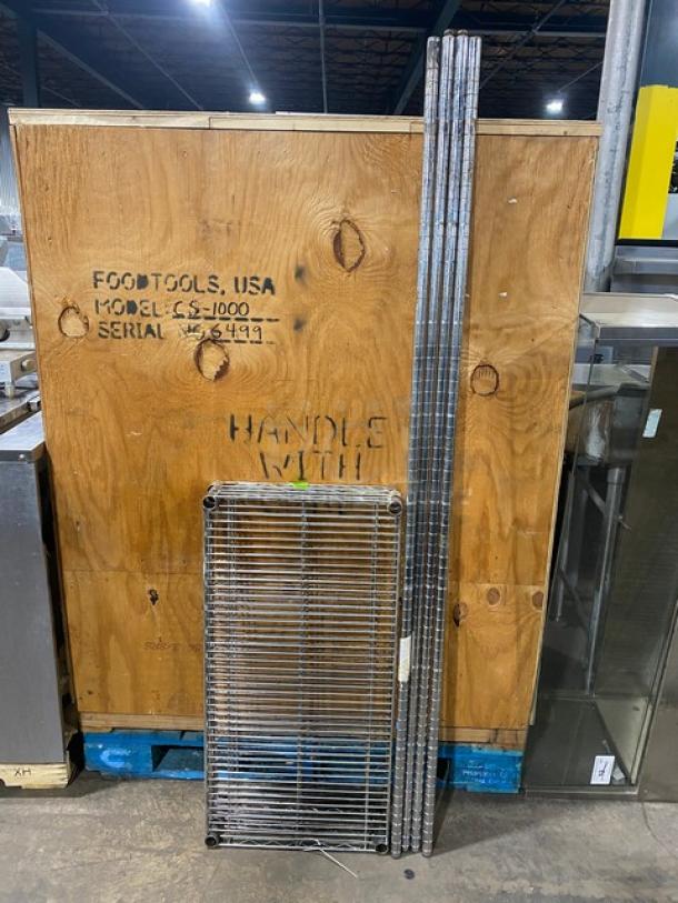 Commercial 3-Tier Heavy Duty Utility/Storage Rack! On Legs! - Image 1 of 8