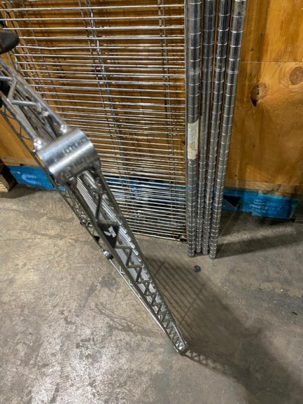 Commercial 3-Tier Heavy Duty Utility/Storage Rack! On Legs! - Image 7 of 8