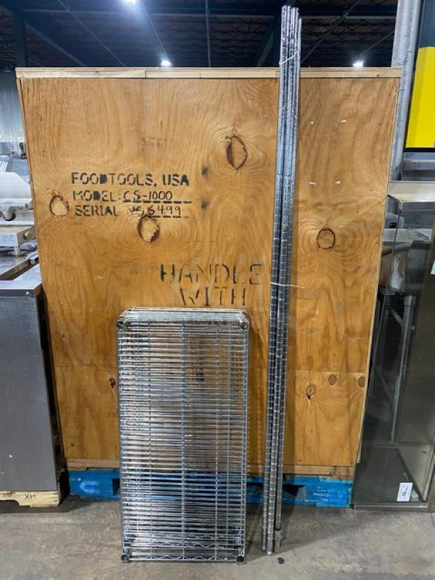 Commercial 4-Tier Heavy Duty Utility/Storage Rack! On Legs! - Image 1 of 8