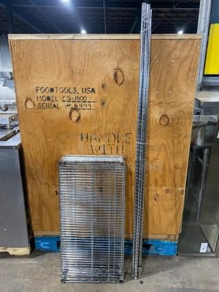 Commercial 4-Tier Heavy Duty Utility/Storage Rack! On Legs!