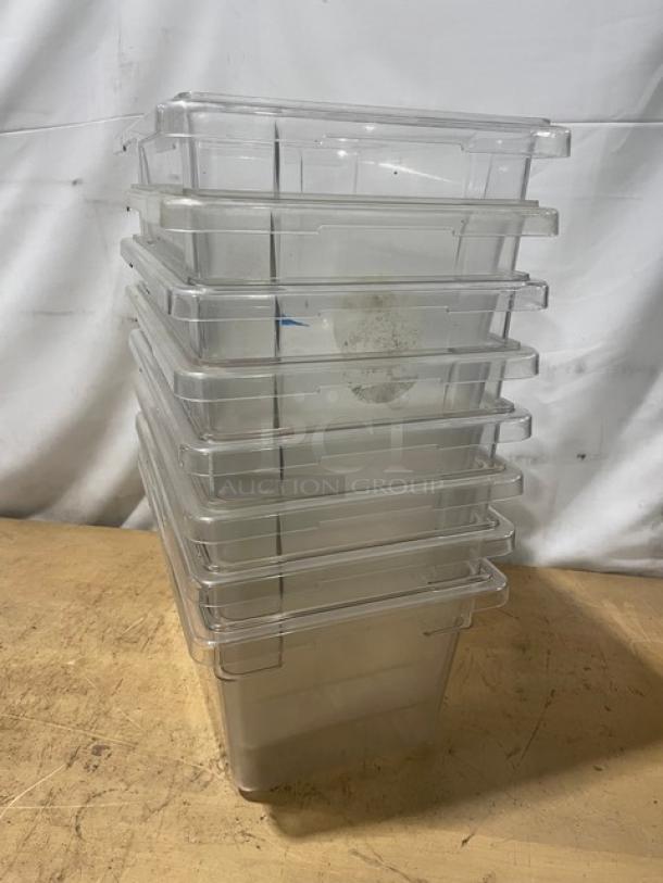 Cambro Commercial Clear Polycarbonate Food Containers! 8X Your Bid! - Image 4 of 9