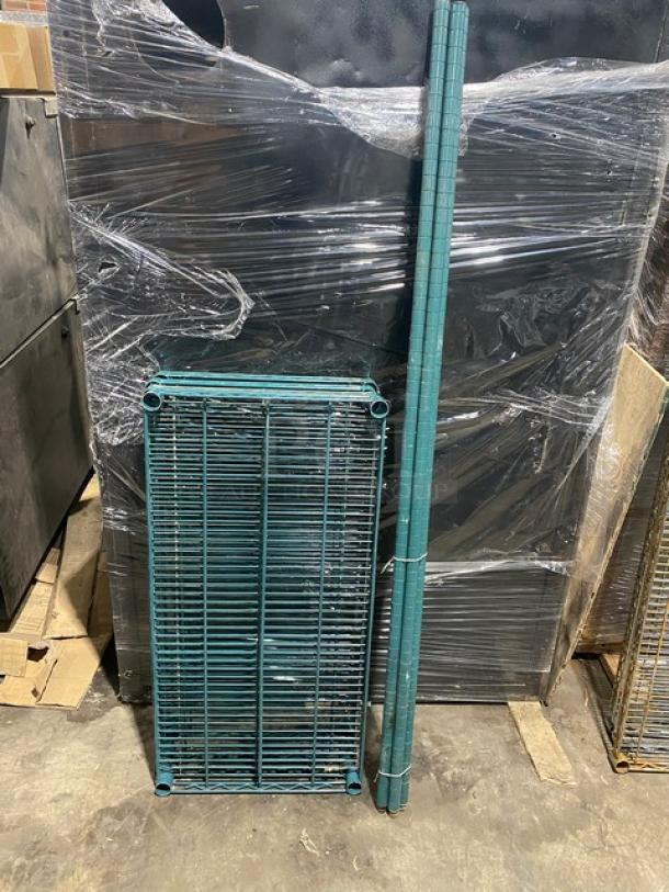 Commercial 4-Tier Heavy Duty Utility/Storage Rack! On Legs! - Image 1 of 6