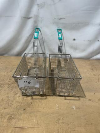Lot Of Commercial Frying Baskets! All One Money!