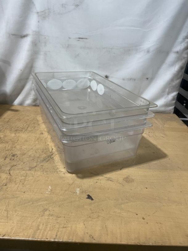 Cambro Commercial Clear Polycarbonate Food Pans! 3X Your Bid! - Image 4 of 8