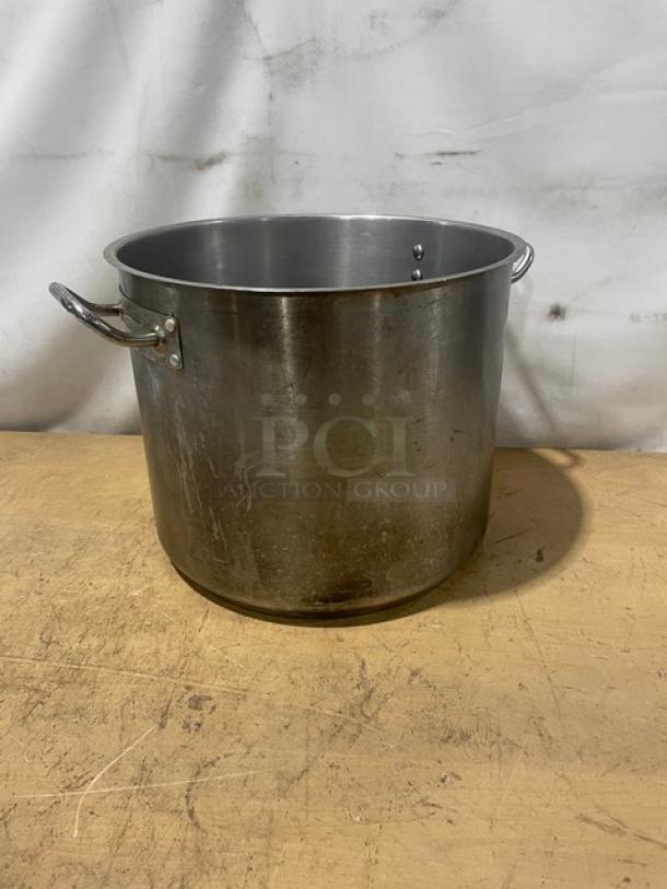 Commercial Stainless Steel Stock Pot! With Handles! - Image 3 of 6