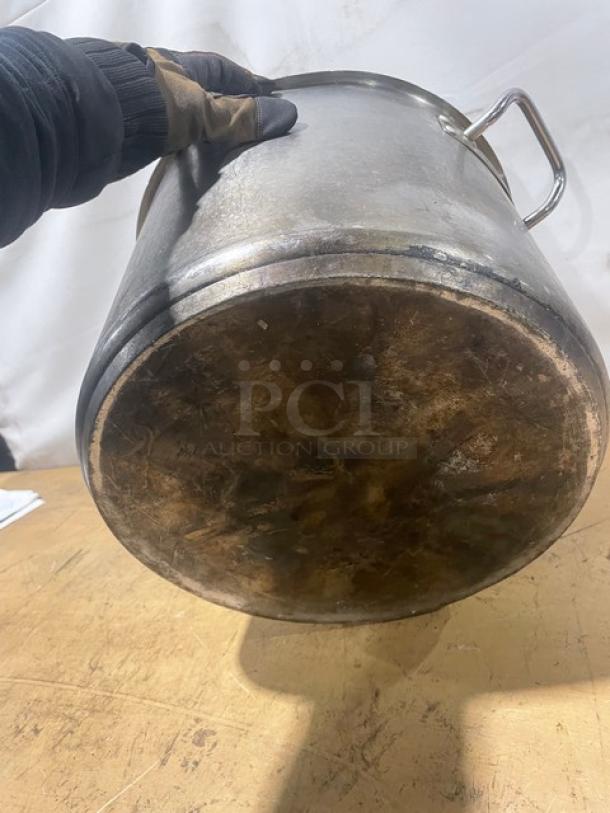 Commercial Stainless Steel Stock Pot! With Handles! - Image 6 of 6