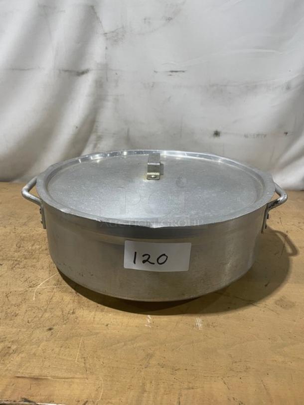 Winco Commercial Heavy Duty Brazier/Casserole Pan! With Lid & Handles! - Image 1 of 9