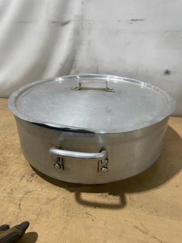 Winco Commercial Heavy Duty Brazier/Casserole Pan! With Lid & Handles! - Image 2 of 9