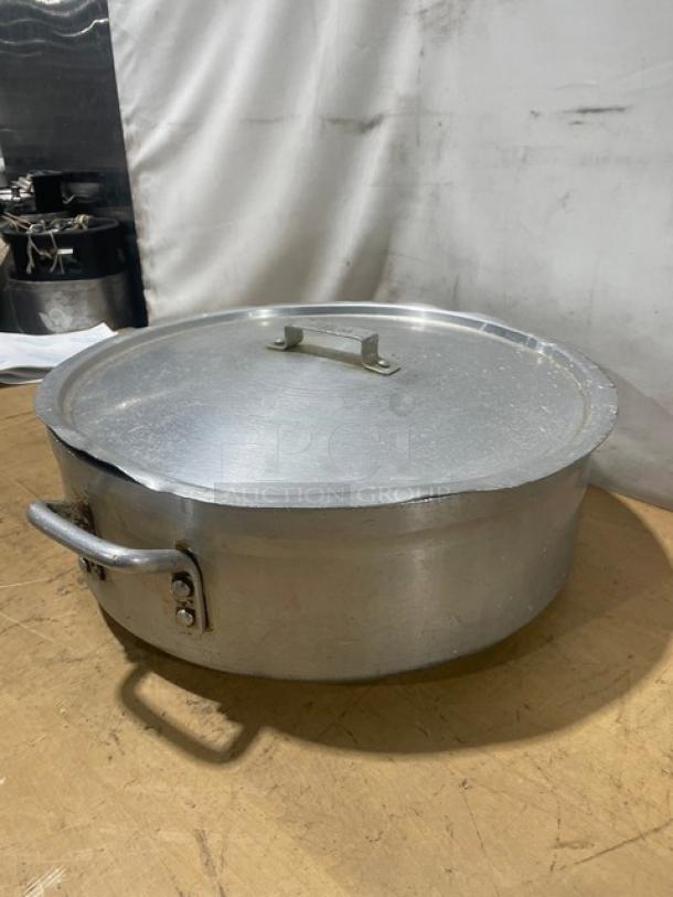 Winco Commercial Heavy Duty Brazier/Casserole Pan! With Lid & Handles! - Image 3 of 9