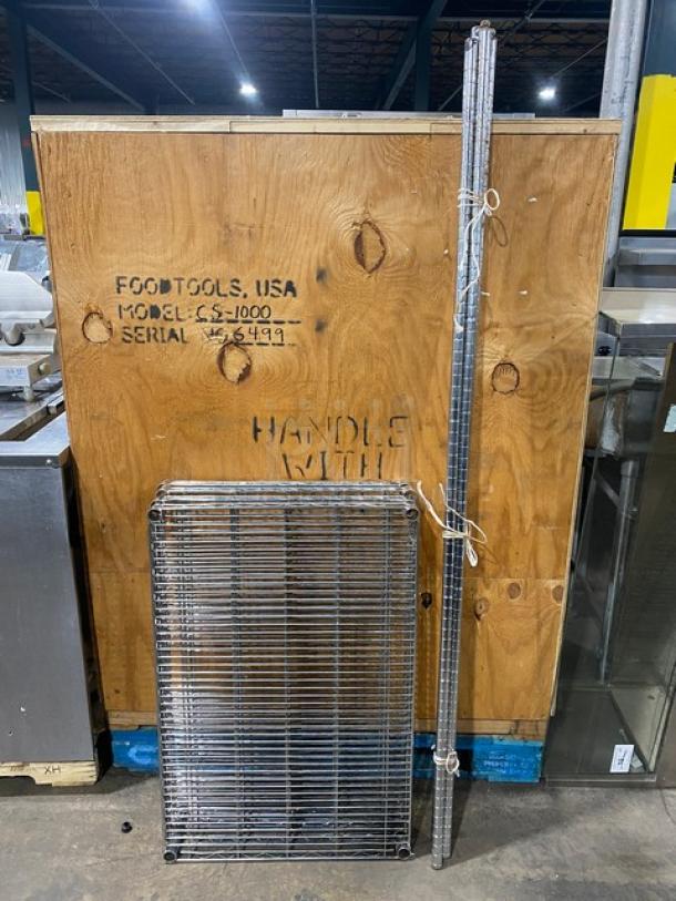 Commercial 4-Tier Heavy Duty Utility/Storage Rack! On Legs! - Image 1 of 6