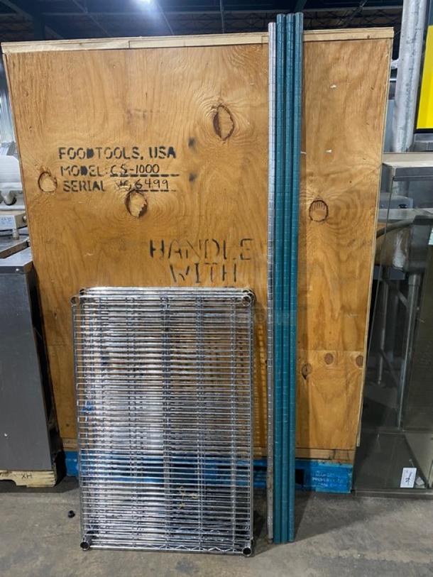 Commercial 4-Tier Heavy Duty Utility/Storage Rack! On Legs! - Image 1 of 6