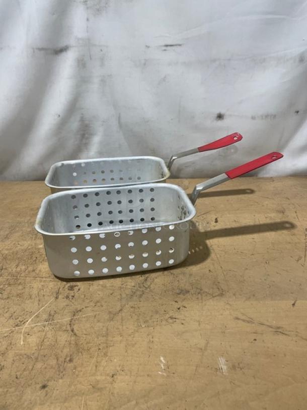 Lot Of Commercial Aluminum Fry Baskets! All One Money! - Image 2 of 8