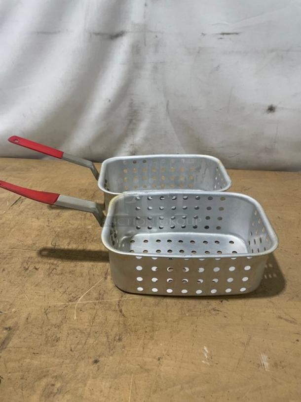 Lot Of Commercial Aluminum Fry Baskets! All One Money! - Image 4 of 8
