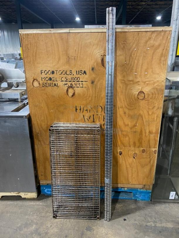 Commercial 4-Tier Heavy Duty Utility/Storage Rack! On Legs! - Image 1 of 7