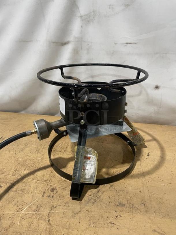 Commercial Cast Iron Liquid Propane Powered Portable Single Burner! - Image 2 of 5