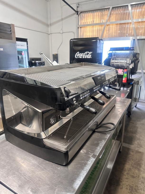 Awesome Nuova Simonelli 4 Group Commercial Expresso Machine 220volt Tested and Working! - Image 9 of 11