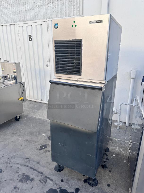 Late Mode Hoshizaki F-450MAJ  SlimLine Flaker Icemaker 115volt Tested and Working! - Image 3 of 11