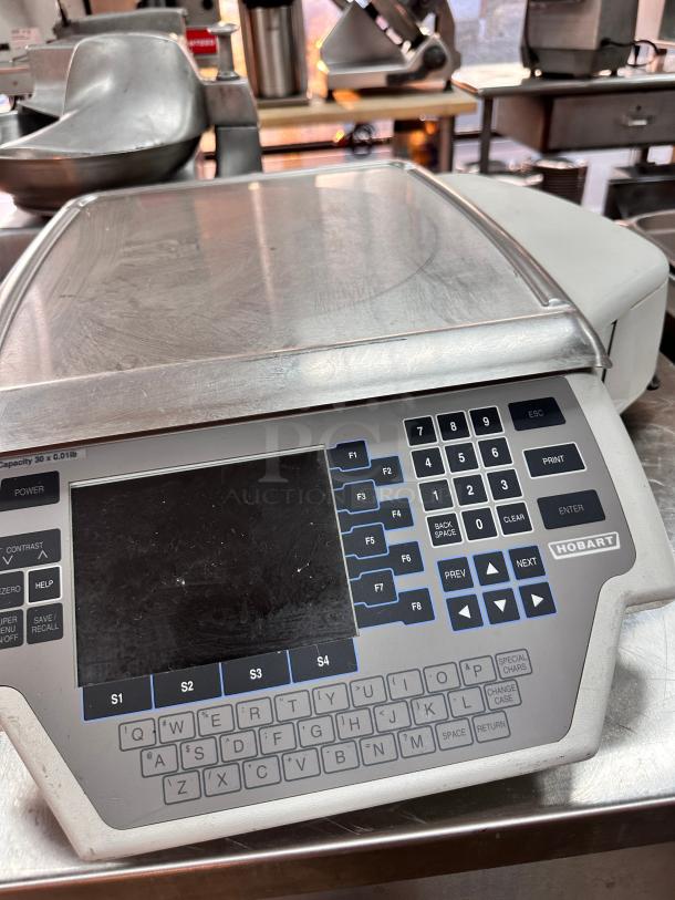Excellent Hobart Quantum - Max scale W/ Printer 115volt Tested and Working - Image 2 of 13
