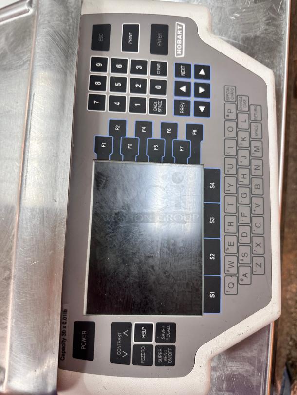Excellent Hobart Quantum - Max scale W/ Printer 115volt Tested and Working - Image 7 of 13