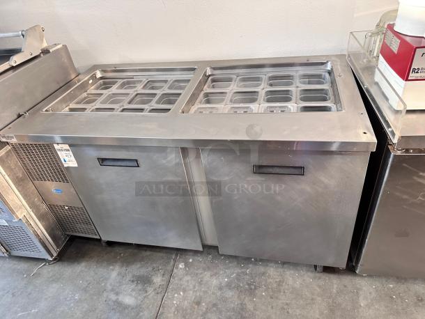 Excellent Randell PT60 60" Mega Top Sandwich/Salad Prep Table w/ Refrigerated Base, 115v Tested and Working! - Image 4 of 12