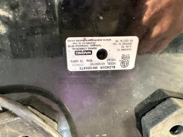 Nice Waring MX1200XTX Xtreme High-Power Heavy Duty Blender 115volt Tested and Working! - Image 8 of 9