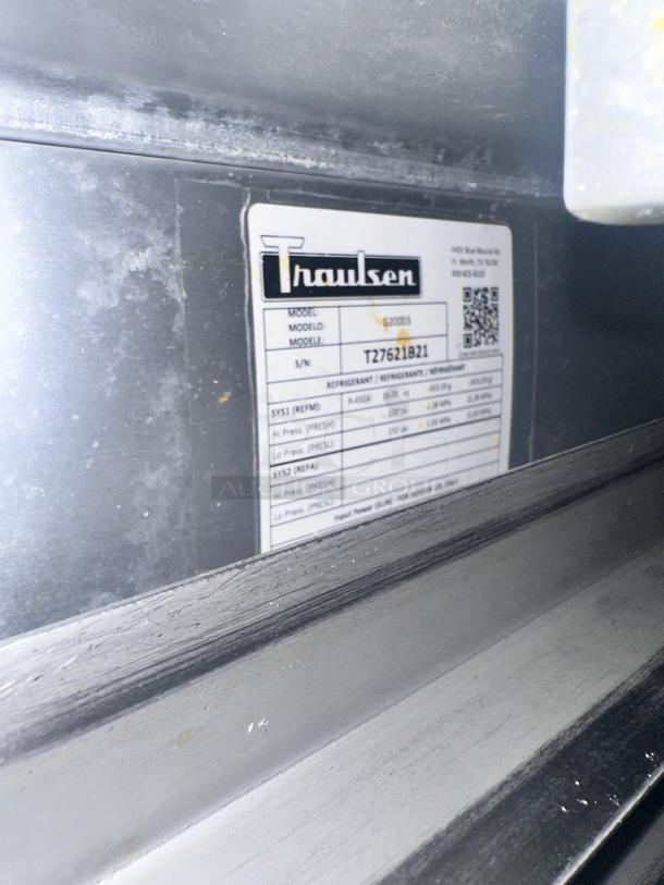 Excellent Traulsen G20003 52" Two Section Reach-In Refrigerator w/ 4 Solid Half-Doors 46 cu. ft. 115volt Tested and Working! - Image 6 of 8
